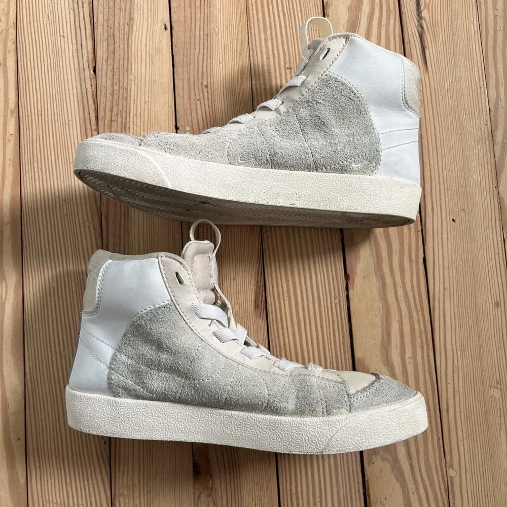 Nike Blazer Mid 77 Jumbo Sail White High Top Sneakers DQ6085-100‎ 3Y Kids casual